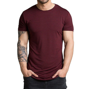 เสื้อยืดคอกลมแขนสั้นทรงปกติสำหรับผู้ชาย ผ้าฝ้ายถัก 100% เป็นมิตรกับสิ่งแวดล้อม น้ำหนัก 220 กรัม สีแดงเลือดหมู โลโก้ด้านหน้า สไตล์ลำลอง - Product Image 1