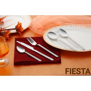 Ensemble royal de couverts d'acier inoxydable du style 304 pour l'OEM/ODM baroques résistants de couverts argentés de mariage et d'hôtel - Product Image 2