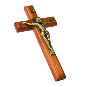 Croix en bois faite à la main, prix abordable, décoration murale chrétienne, croix pour la maison, l'église, la salle de prière et cadeau religieux - Product Image 3