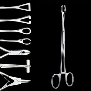 Kit Profesional de Herramientas Manuales para Perforaciones Corporales, Pinzas de Acero Inoxidable para Perforar Septum, Oreja, Nariz, Labio y Lengua, Alicates de Apertura - Product Image 2