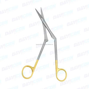 Tijera Nasal de caballero profesional de 18cm, cuchillo recto de plástico de acero inoxidable de alta calidad, carburo de tungsteno, TC, potencia Manual - Product Image 2