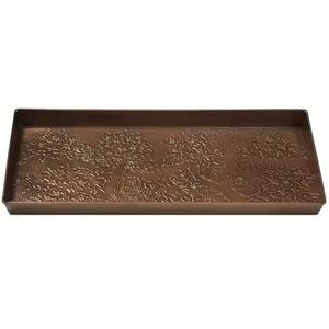 Plateau en métal de luxe pour chocolats, plateau de service décoratif pour chocolats, bonbons, fruits secs, décoration de table - Product Image 1