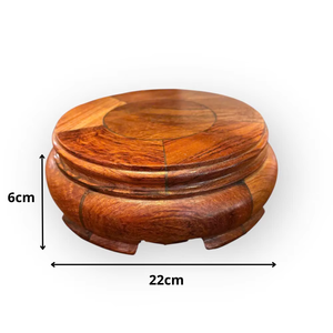 Présentoir Tam Viet brun rougeâtre en bois de rose massif de 20 cm - Product Image 6