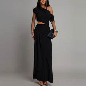 Conjunto de Dos Piezas para Mujer, Top Corto y Falda, Verano, MOQ Bajo, Personalizable, Estilo Sexy - Product Image 2