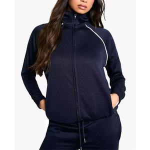 Chaqueta Deportiva Retro de Nylon con Cierre, Logotipo Bordado en la Parte Delantera, Cuello Alto y Capucha, Cortavientos de Invierno para Hombre - Product Image 1