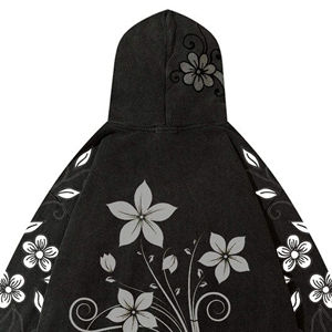 ผลิตเสื้อผ้าฤดูหนาวแบบมืออาชีพ ผ้าฟลีซผสมฝ้าย/โพลีเอสเตอร์ ซิปเต็มตัว ประดับคริสตัล เสื้อฮู้ดดี้แบบยูนิเซ็กซ์ รับผลิตแบบ OEM - Product Image 3