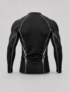 Camiseta de Manga Larga WEAVEON para Hombre, 180g, Spandex/Nylon, Transpirable, con Estampado Digital, Logotipo Frontal, Servicio OEM con Detección de Agujas - Product Image 2