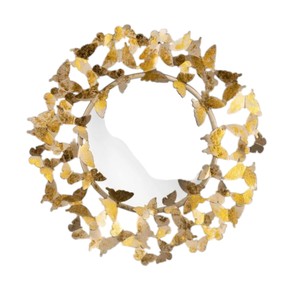 Modern Luxury Gold Sunburst Wall <b>Mirror</b> Decorative Metal Starburst Round <b>Hanging</b> <b>Mirror</b> for Home Living Room Hotel Decoration - Product Image 4