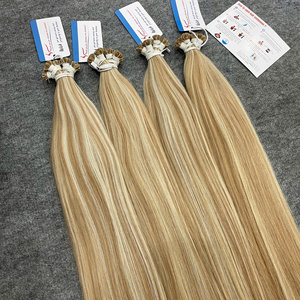 2026 Sale Russian Hair Bulk Color Straight Flat Tip Hair Viet Nam Human Hair <b>Extensions</b> Cuticle Aligned No Tangle No Shedding - Product Image 6