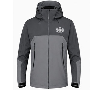 Veste coupe-vent personnalisée pour homme, résistante à l'eau, respirante, légère, pour la course à pied, la randonnée, les voyages, les sports, vêtements en gros - Product Image 1