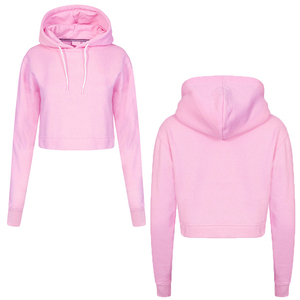 Sudadera Corta de Forro Polar para Mujer, Cuello Alto, Logotipo Frontal, Color Sólido, Fácil de Usar, a Bajo Precio - Product Image 4