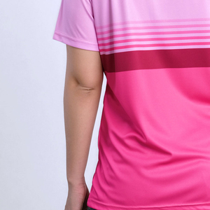 เสื้อโปโลผู้หญิงขายดี คุณภาพสูง พิมพ์ลายแบบซับลิเมชั่นเต็มตัว ทรงเข้ารูป สวมใส่สบาย ระบายอากาศได้ดี เหมาะสำหรับกิจกรรมกลางแจ้ง มองเห็นได้ชัดเจน - Product Image 4