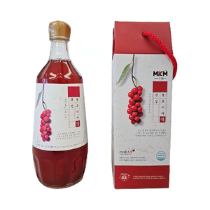 MKM Wild Fresh Omija Syrup Liquid 700ml High Quality Health Food Grade Hot Selling Vitamin C 5-htp All Ages Plant <b>Extract</b> 100% - Product Image 4