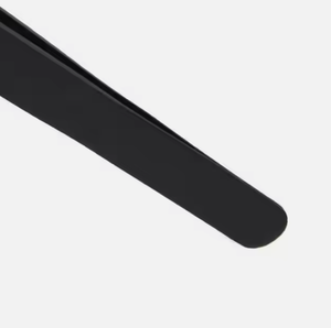 Pinzas para Pestañas de Acero Inoxidable con Agarre de Fibra, con Logotipo Personalizado, Nano Duraderas, Antiestáticas, Punta Fina para Extensiones de Pestañas - Product Image 3