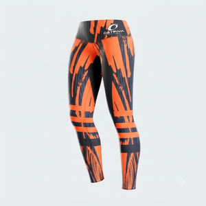 OSTRIYA Women's High Waist Full Length <b>Leggings</b> Solid Seamless Stretch Breathable Compression Sporty Knitted Winter <b>Workout</b> Wear - Product Image 2