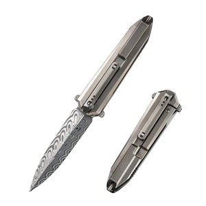 Couteaux pliants à manche métallique avec bords lisses pour usage domestique et rangement organisé – Stock fournisseur pour usage général - Product Image 1