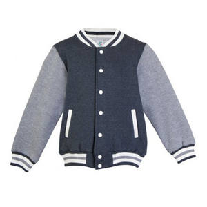 Chaqueta Varsity Personalizada de Fabricante OEM para Niños, Precio al por Mayor, Venta Caliente, Ropa Urbana con Bordado y Chaquetas para Hombre de Primera Calidad - Product Image 2