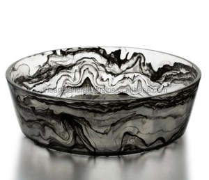 Cuencos de resina decorativos hechos a mano, cuencos para servir de resina, vajilla moderna de resina colorida única, cuencos de cocina ligeros y duraderos - Product Image 2