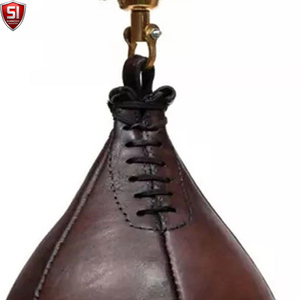 Speed Ball PU Leather <b>Boxing</b> <b>Reflex</b> <b>Bag</b> Black Orange Hanging Punching <b>Bag</b> for Training Practice - Product Image 5