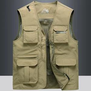 2026 <b>Men</b> Polar <b>Fleece</b> Breathable Waterproof Hunting <b>Vest</b> Winter Warm Softshell Waistcoat Custom Embroidery Logo Workwear Made - Product Image 6
