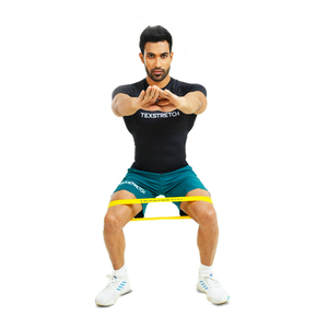 Ensemble de bandes de résistance en latex naturel avec logo personnalisé - Bande de fessiers mini et cercle de hanche pour le yoga et la gym (OEM) - Product Image 4
