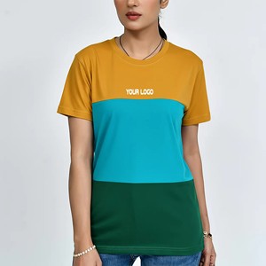 Hot Selling Women's 100% Cotton Jersey Short Sleeve Tee Solid Color Quick Dry Eco-Friendly Appliques Custom Logo Ladies Tee OEM - Product Image 1