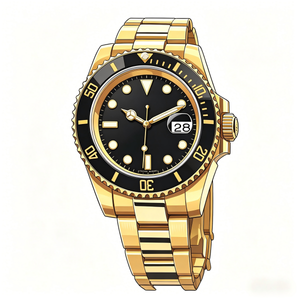 Reloj de Buceo Clásico de Alta Calidad, Estilo Verde, Correa de Acero Inoxidable, Bisel de Cerámica, Diseño de Diseñador, Venta al Por Mayor - Product Image 6