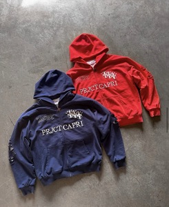 DISCOVER-IMPEX Sweat à capuche tricoté unisexe d'hiver noir 100% coton imprimé, délavé par pulvérisation, orné de strass, coupe ample, doublé, écologique - Product Image 2