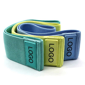 Bandes d'exercice antidérapantes à forte résistance pour fessiers et jambes, avec logo personnalisable pour la salle de sport à domicile - Product Image 5