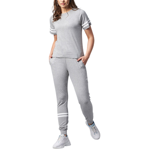 Conjunto Deportivo de Verano para Hombre, Transpirable, Talla Grande, Ligero, de 2 Piezas, Camiseta y Pantalones Jogger Personalizados, OEM, Ropa Deportiva Informal - Product Image 1