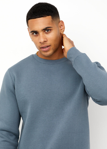 Sudadera de Forro Polar para Hombre, Manga Larga, Cuello Redondo, Poliéster/Algodón, Diseño Bordado en la Parte Delantera, Otoño Invierno, Venta al Por Mayor - Product Image 5