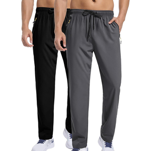 Best Selling Men Sports Sweatpants Customized Wholesale Loose Fit Drawstring Washed Men Sports Pants - Product Image 5