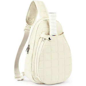 Bolsa de Tenis Acolchada de PU con Cierre de Cremallera, Resistente al Agua, Diseño de Mochila Deportiva, Multicolor, Personalizable - Product Image 1