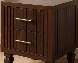 Mesita de Noche Moderna de Madera de Alta Calidad con Cajones, Gabinete de Cabecera con Logotipo OEM para Dormitorio, Gran Oferta a Precio Económico para Apartamentos y Hogares - Product Image 3