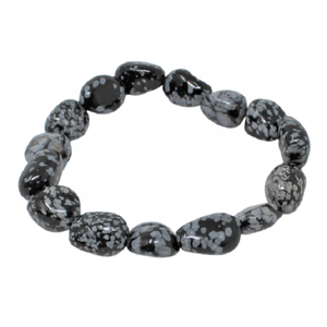 สร้อยข้อมือเกล็ดหิมะอินเดีย Obsidian สร้อยข้อมือคริสตัลร่วงลงเครื่องประดับอัญมณีธรรมชาติผู้ชายและผู้หญิงของขวัญพลังงานสมาธิกําไลข้อมือ - Product Image 3