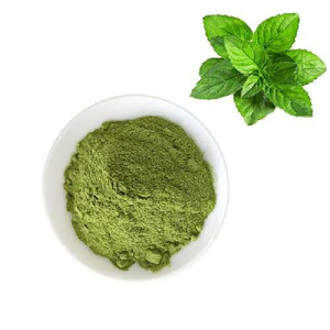 Poudre de feuilles de menthe poivrée de qualité supérieure pour le thé et les boissons, poudre d'herbes naturelles de menthe poivrée pour les boissons rafraîchissantes, les boissons détox et l'aromatisation - Product Image 1