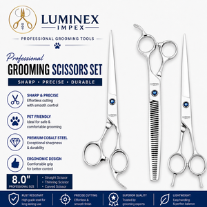 Professional Pet Grooming <b>Scissors</b> For Animal Hair Cutting Pet Grooming <b>Scissors</b> For Smooth And Easy Cutting Professional - Product Image 5