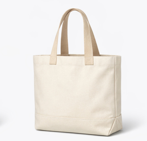 Custom Logo <b>Printed</b> Eco-friendly Gusset Organic Cotton Canvas Tote Bag Zipper Closure <b>Extra</b> <b>Large</b> Size Reusable Shopping bag - Product Image 5