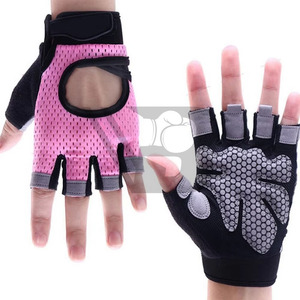 Custom Fitness Workout Men Women Custom Logo Non <b>Slip</b> Training Exercise Sports <b>Half</b> Finger Gym Gloves Wholesale Rate Oem - Product Image 2