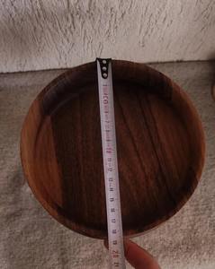 Plateau de service rustique vintage en bois fait main, créations anciennes, ustensile de cuisine, centre de table, support à gâteau spécial Aïd - Product Image 4