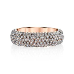 Bague de Fiançailles pour Homme en Argent Sterling 925, Style Hip Hop, Cinq Rangs de Moissanite Sertis en Pavé, Bijoux Iced Out - Product Image 2