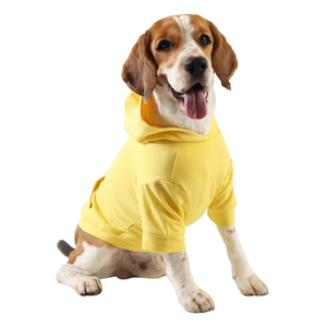 Wholesale 100% Cotton Lightweight Washable Winter Dog Hoodie With Pockets Soft Dog <b>Clothes</b> <b>For</b> Small <b>Cats</b> & Dogs Hoodie - Product Image 1