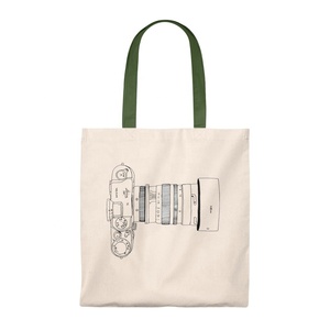 High Quality 100% Cotton Canvas <b>Tote</b> <b>Shopping</b> <b>Bag</b> Promotional Custom with Personalized Logo Pattern Type Letter - Product Image 5