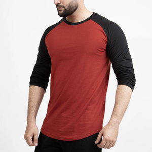 T-shirt de fitness à manches longues pour homme, taille personnalisée, 100 % coton, séchage rapide, écologique, respirant, léger, nouveauté - Product Image 6
