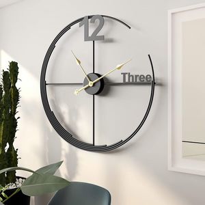 Unique Pattern Metal Wall <b>Clock</b> Crafted For Creative Decoration And Distinctive Home Interior Presentation - Product Image 1