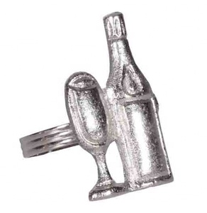 <b>Hand</b> Crafted Dining Table Napkin <b>Rings</b> Metal Decorative Designer Napkin Tissue <b>Ring</b> Metal Designer Table Napkin <b>Ring</b> party Ware - Product Image 2