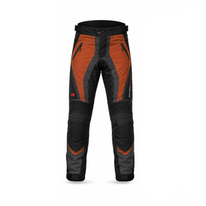 Pantalon de moto polyvalent pour le froid avec doublure thermique, coque extérieure coupe-vent, poches de protection pour les genoux, coutures durables, confortable - Product Image 4