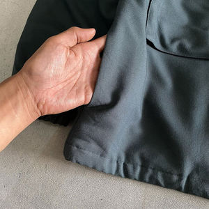 Men's Slim Fit Winter <b>Canvas</b> <b>Jacket</b> Stand Collar Custom Logo Embroidered Label Breathable Windproof Casual Design Front - Product Image 3