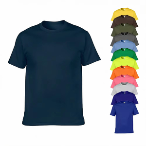 T-shirts décontractés pour hommes en gros, 100 % coton, séchage rapide, personnalisables avec étiquette privée, pour adultes - Product Image 1