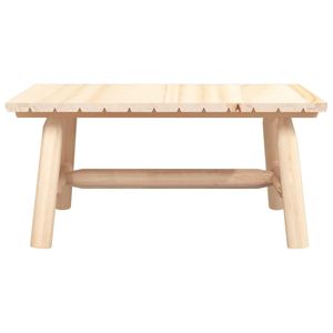 Tavolino da Caffè in Legno di Abete Massiccio di Media Durata, Tonalità Naturale del Legno - Product Image 3